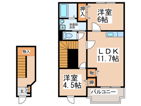 シャルマン・メゾンの物件間取画像